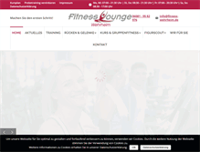 Tablet Screenshot of fitness-wehrheim.de